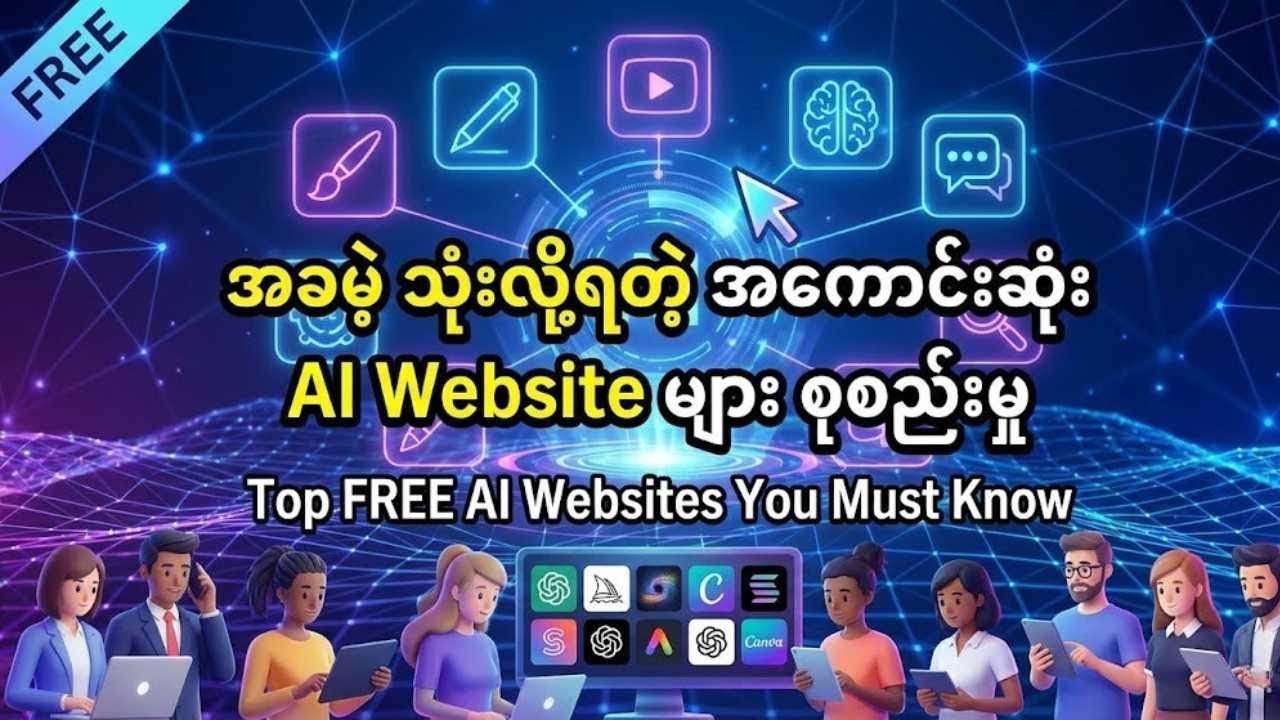 Paid Tool တွေလောက် ကောင်းတဲ့ Free AI များ (Top Free AI Websites 2026)