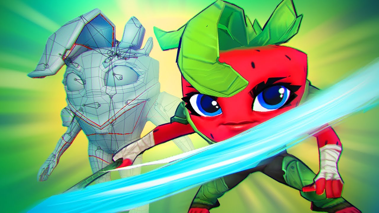 A MORANGA está VIVA! Nova personagem do meu JOGO em desenvolvimento.