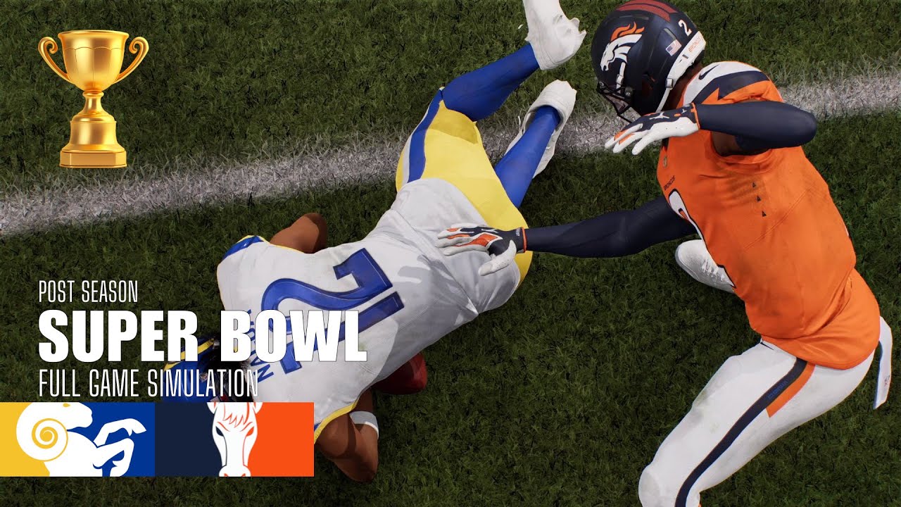 Rams vs. Broncos | 2025 Season Super Bowl | Madden NFL 26 Simulation