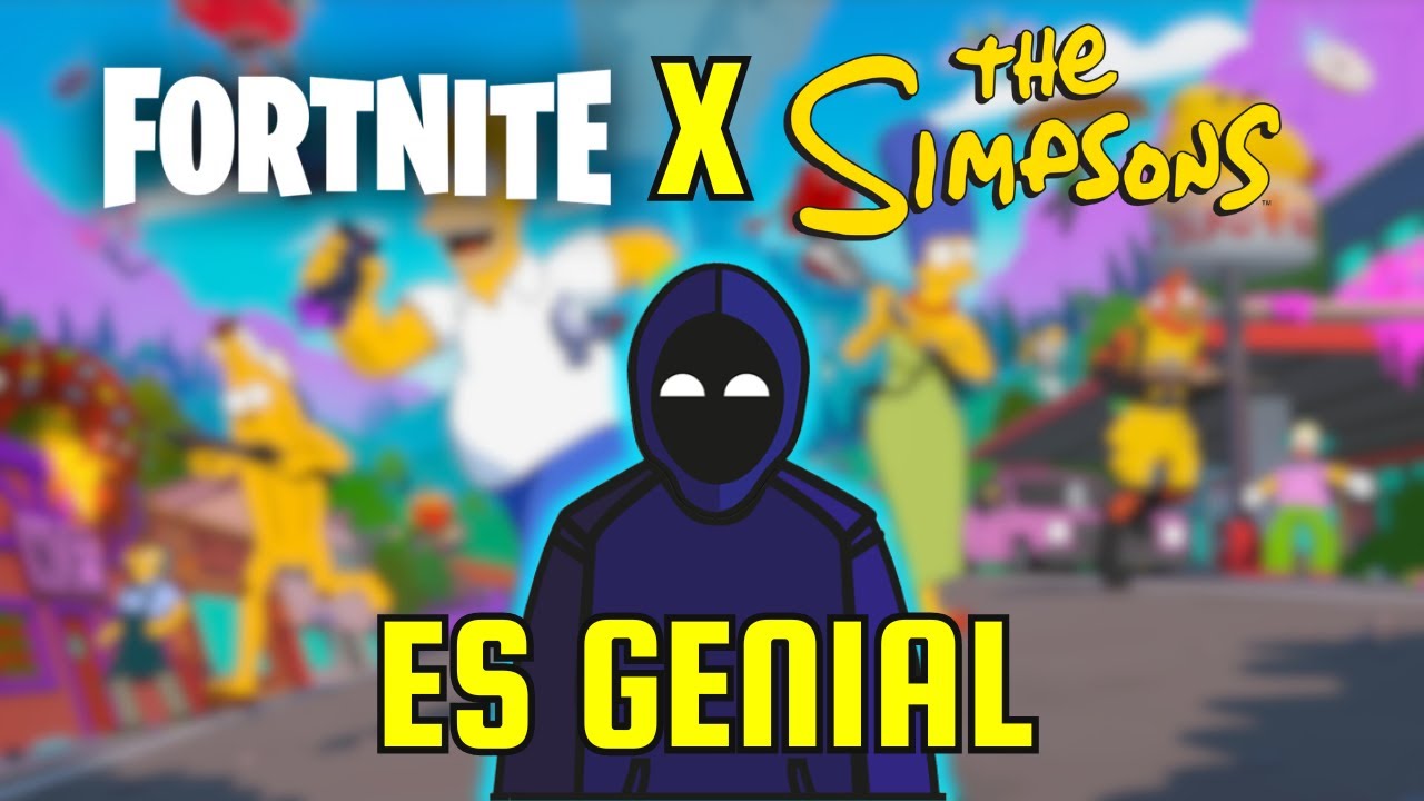 Fortnite x Los Simpson esta Increíble