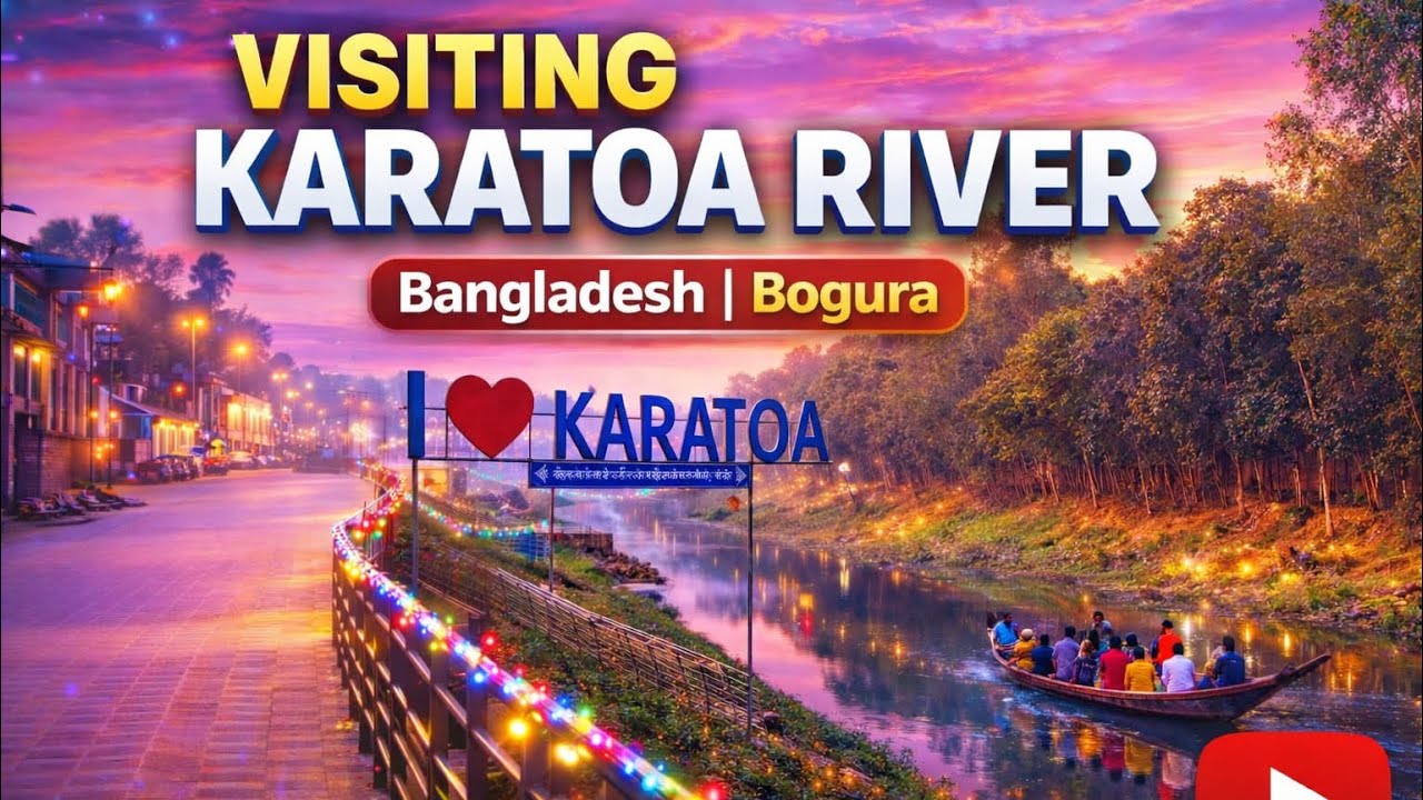 Korotoya nodi , Bogura. করতোয়া নদী , বগুড়া । রাজশাহী । বাংলাদেশ MS Vlog ..