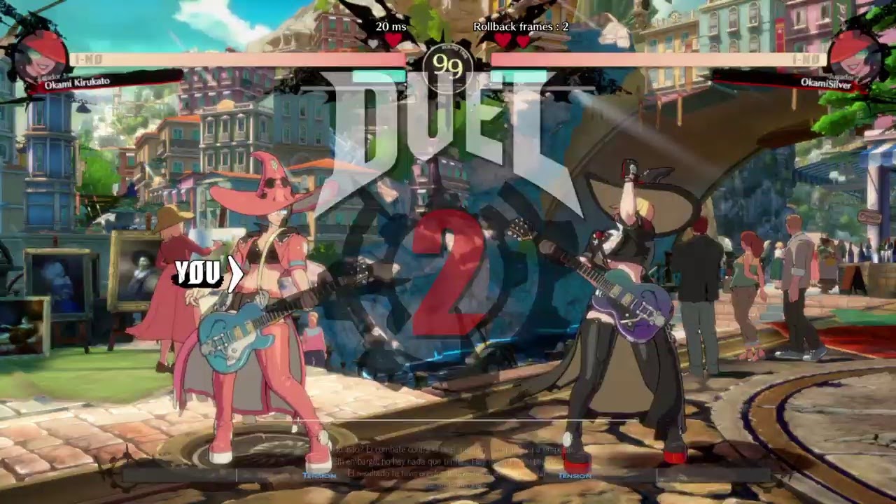 Jugando Guilt Gear Los Okami al ataque!!!