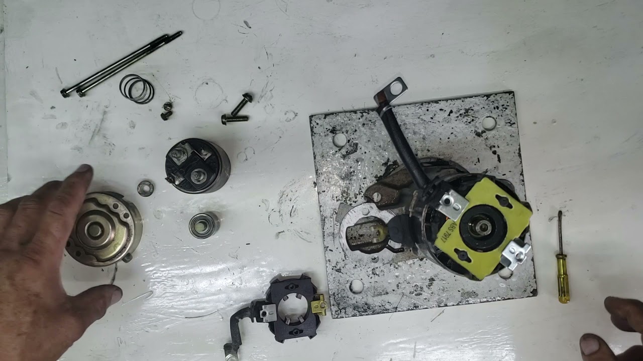 MOTOR DE ARRANQUE DE JEEP LIBERTY COMO REPARARLA