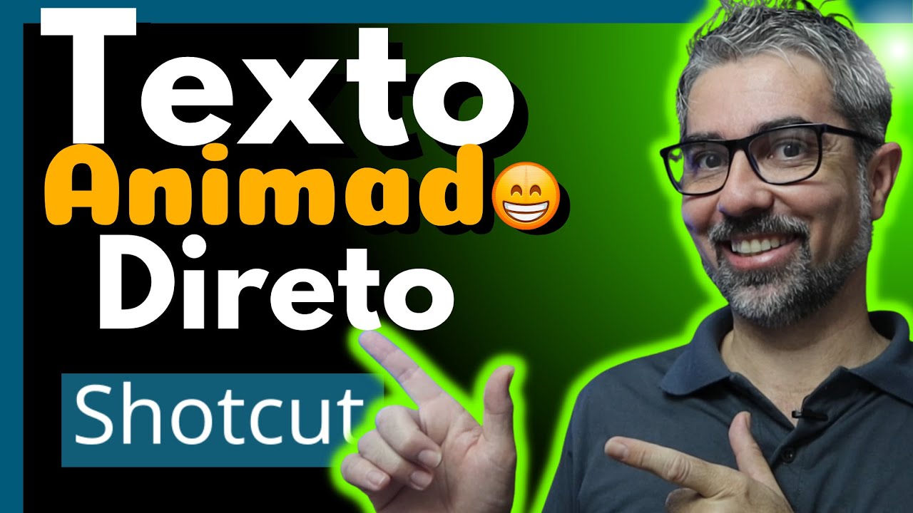 ✅Texto Animado Direto no Shotcut Como Criar