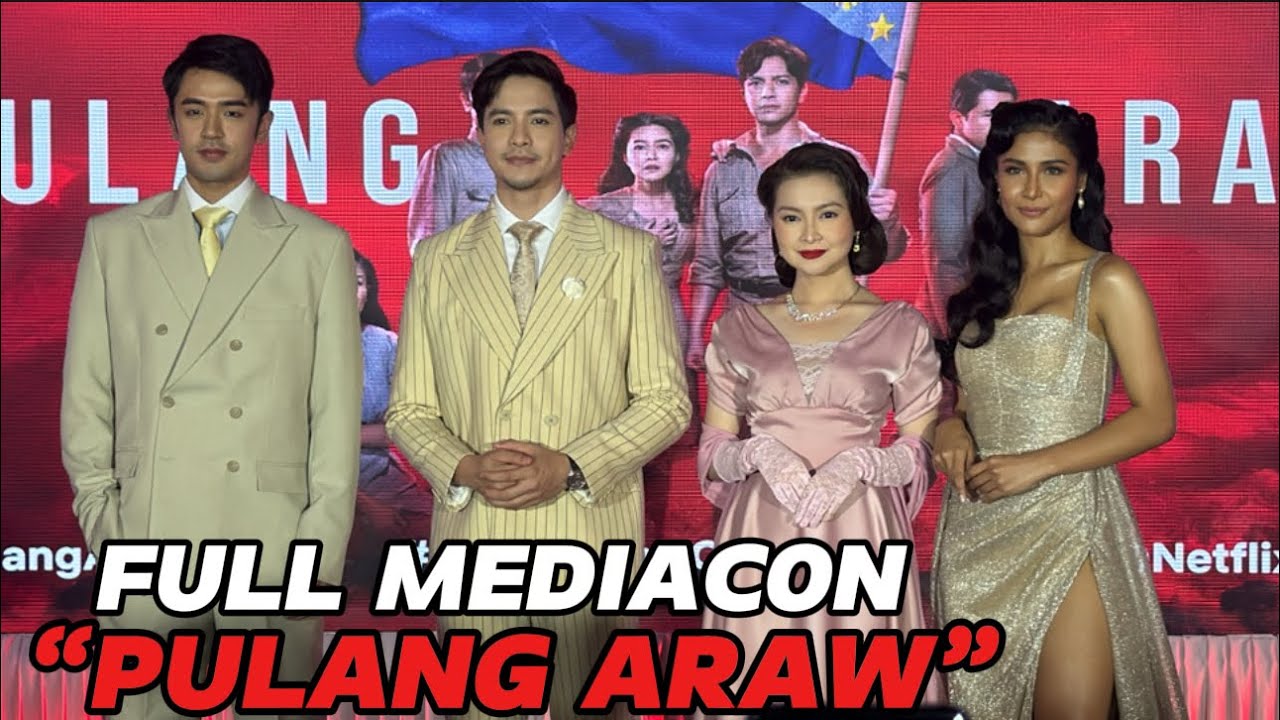 [FULL HD 4K] PULANG ARAW MEDIACON | Alden Richards, Sanya Lopez, David Licauco & Barbie Forteza
