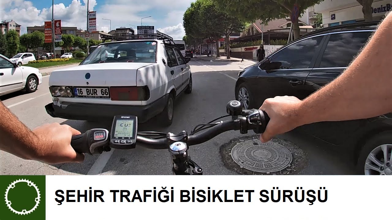 ŞEHİR TRAFİĞİ BİSİKLET SÜRÜŞÜ - BİSİKLET VLOG