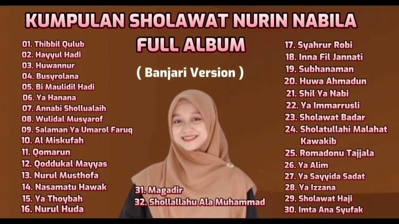 KUMPULAN SHOLAWAT NURIN NABILA BANJARI COVER