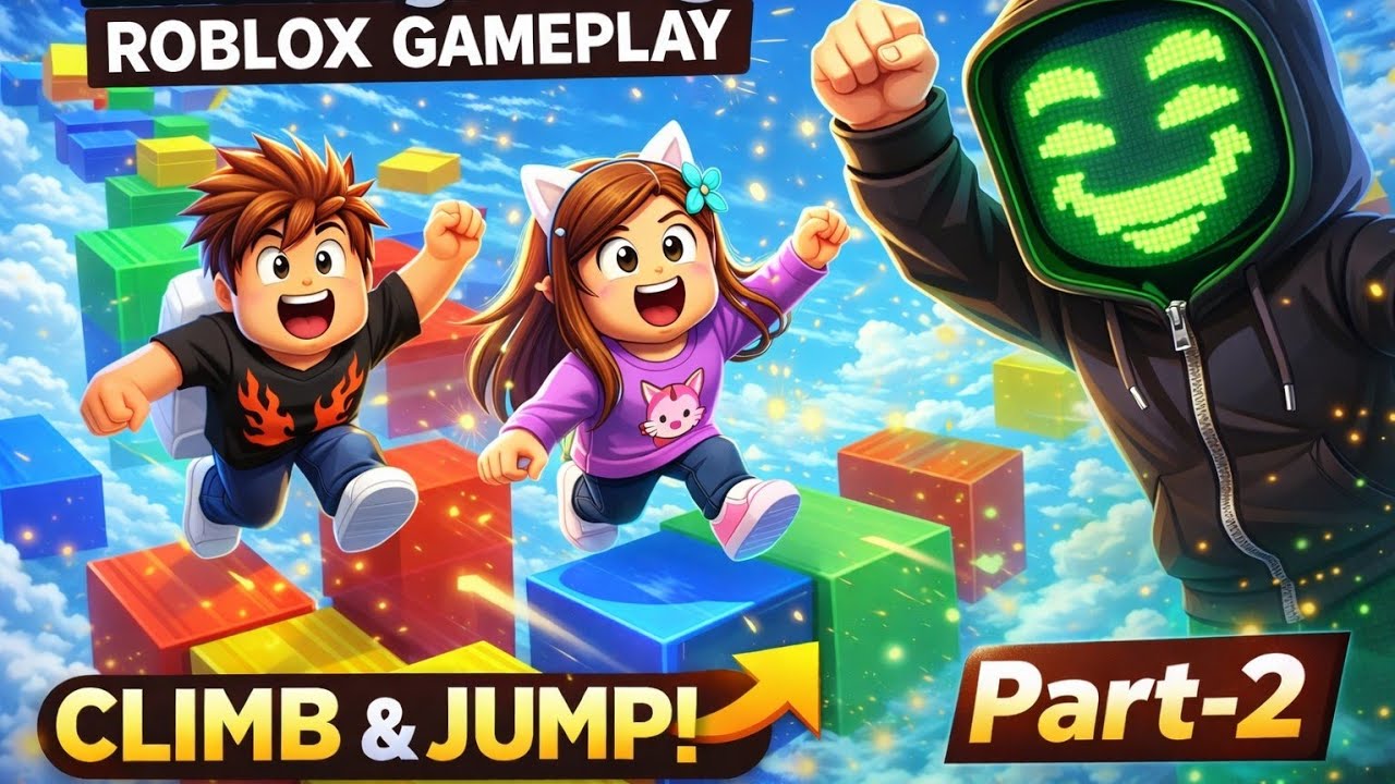  climb and jump game on Roblox and siblings are videos and Hacker gaming ROBLOX GAMEPLAY Part-2
