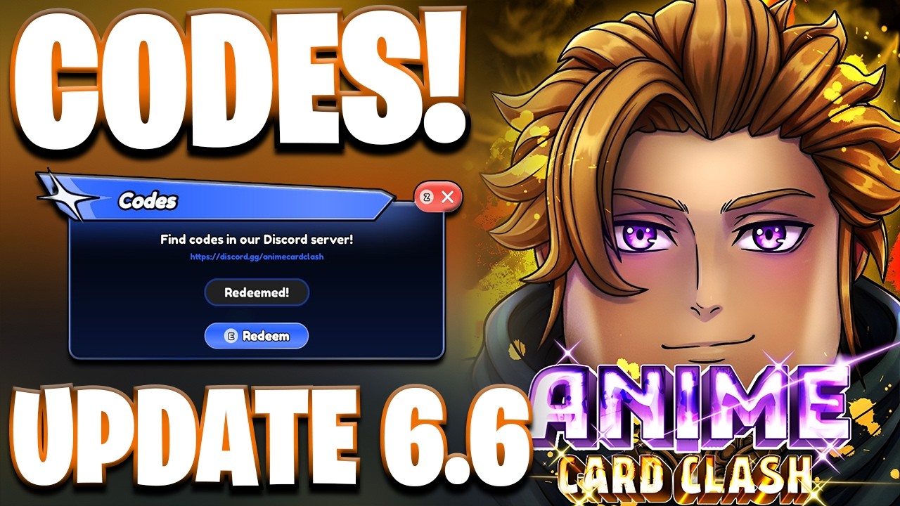 *💕ОБНОВЛЕНИЕ 6.6* НОВЫЕ, ВСЕ РАБОЧИЕ КОДЫ ОБНОВЛЕНИЯ 6.6 ДЛЯ ANIME CARD CLASH! КОДЫ ДЛЯ ROBLOX AN...