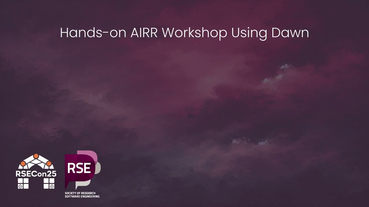 Hands-on AIRR Workshop Using Dawn