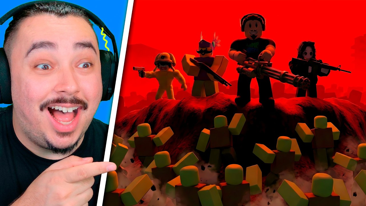 😱 100 ONDAS de ATAQUE ZUMBI no ROBLOX!! | Depois de 100 Ondas - ROBLOX