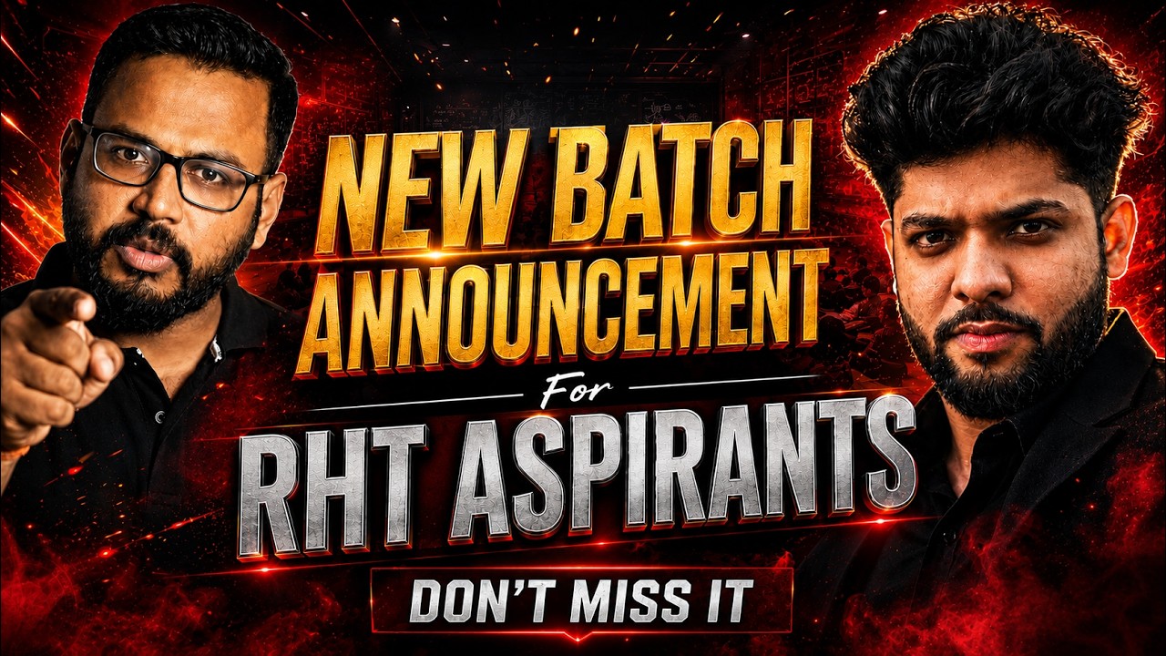 RHT 2026 II RHT ONLINE BATCH II BIDYASAGAR CLASSES II NEW BATCH ANNOUNCEMENT #rht #rht_2025