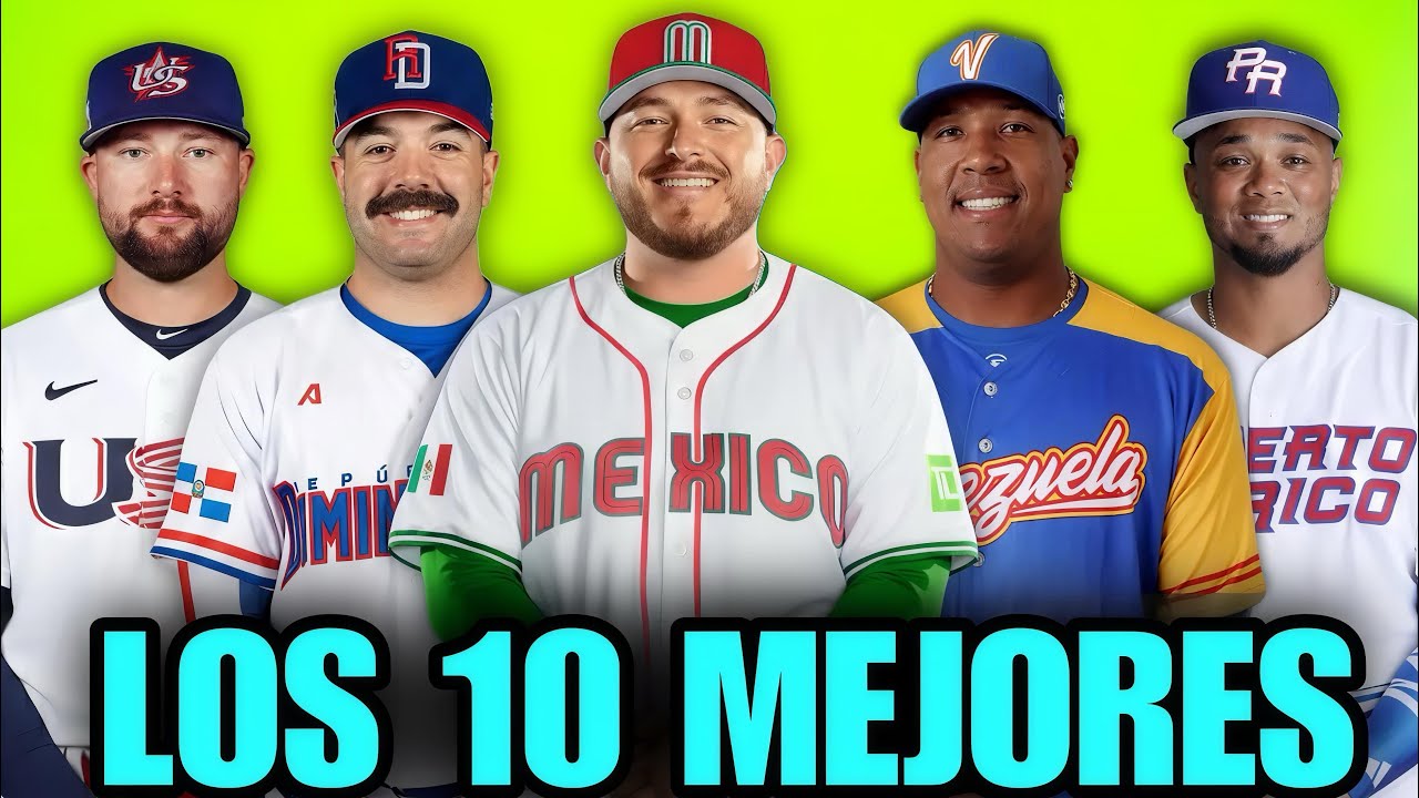 LOS 10 PAISES CON MEJORES RECEPTORES PARA EL CLÁSICO MUNDIAL 2026! BASEBALL MLB