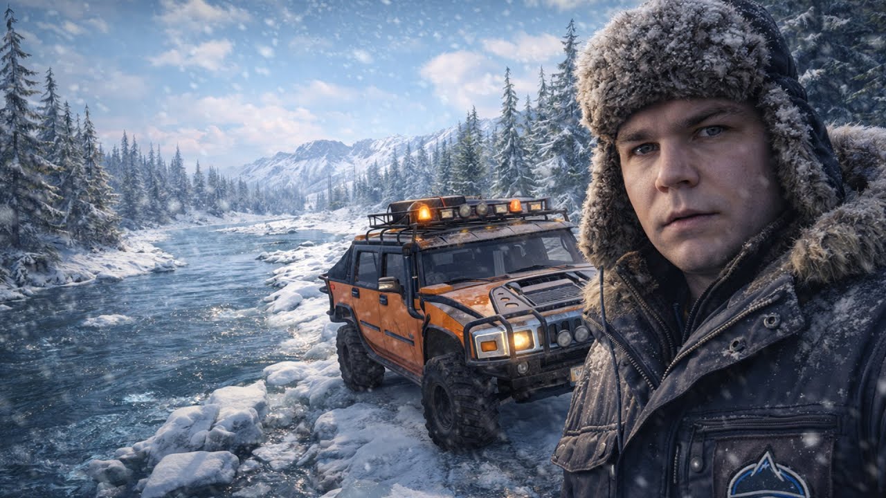 SnowRunner · Аляска · Эпизод 6 · Сложный режим — Паша‑Шноркель поехал в Mountain River (Горная Река)