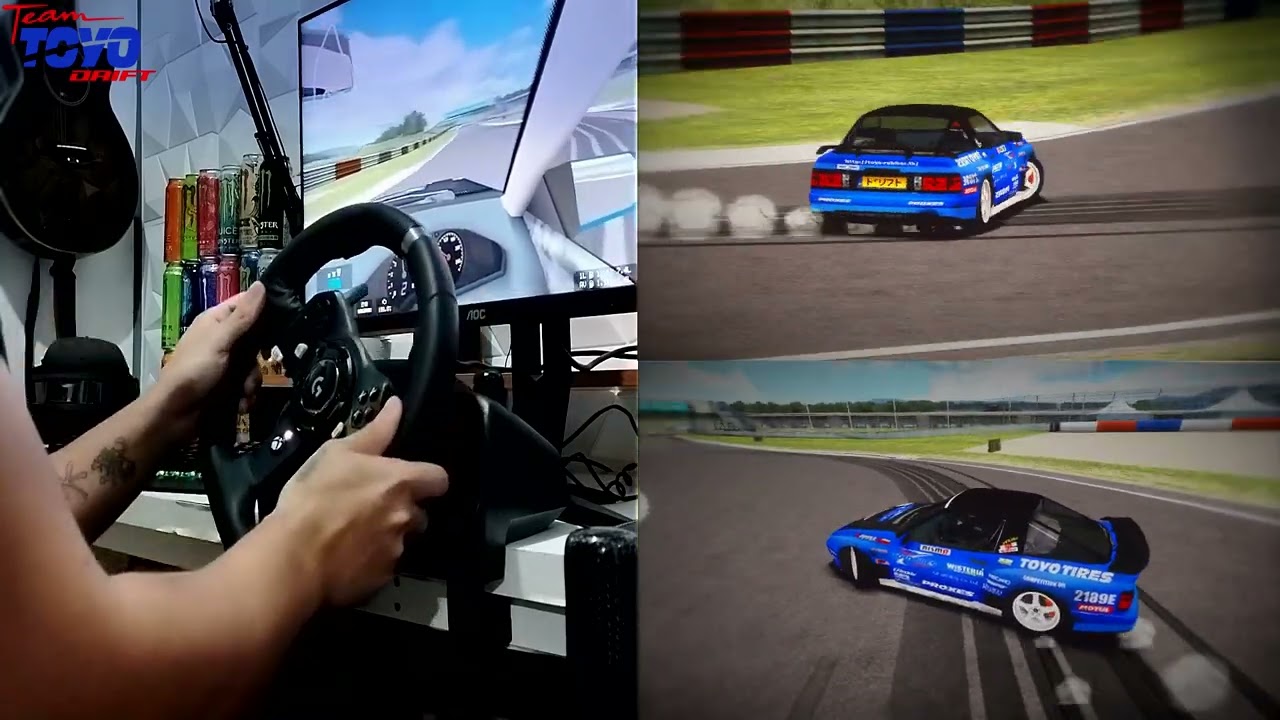 LFS - XRT DRIFT onboard na AS1R Aston Cadet - Logitech G920 900° | Toyotires