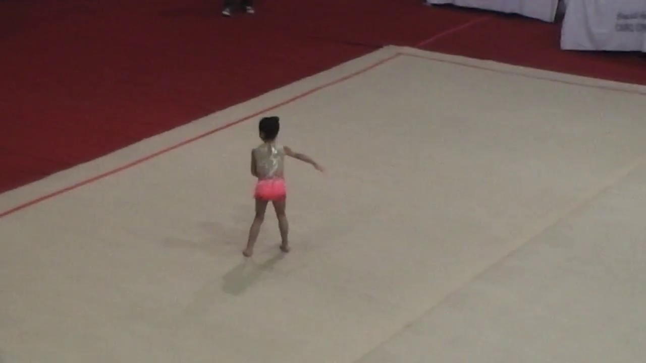 Karma Ahmed Rhythmic Gymnastics ball wadi degla cairo competition 2017