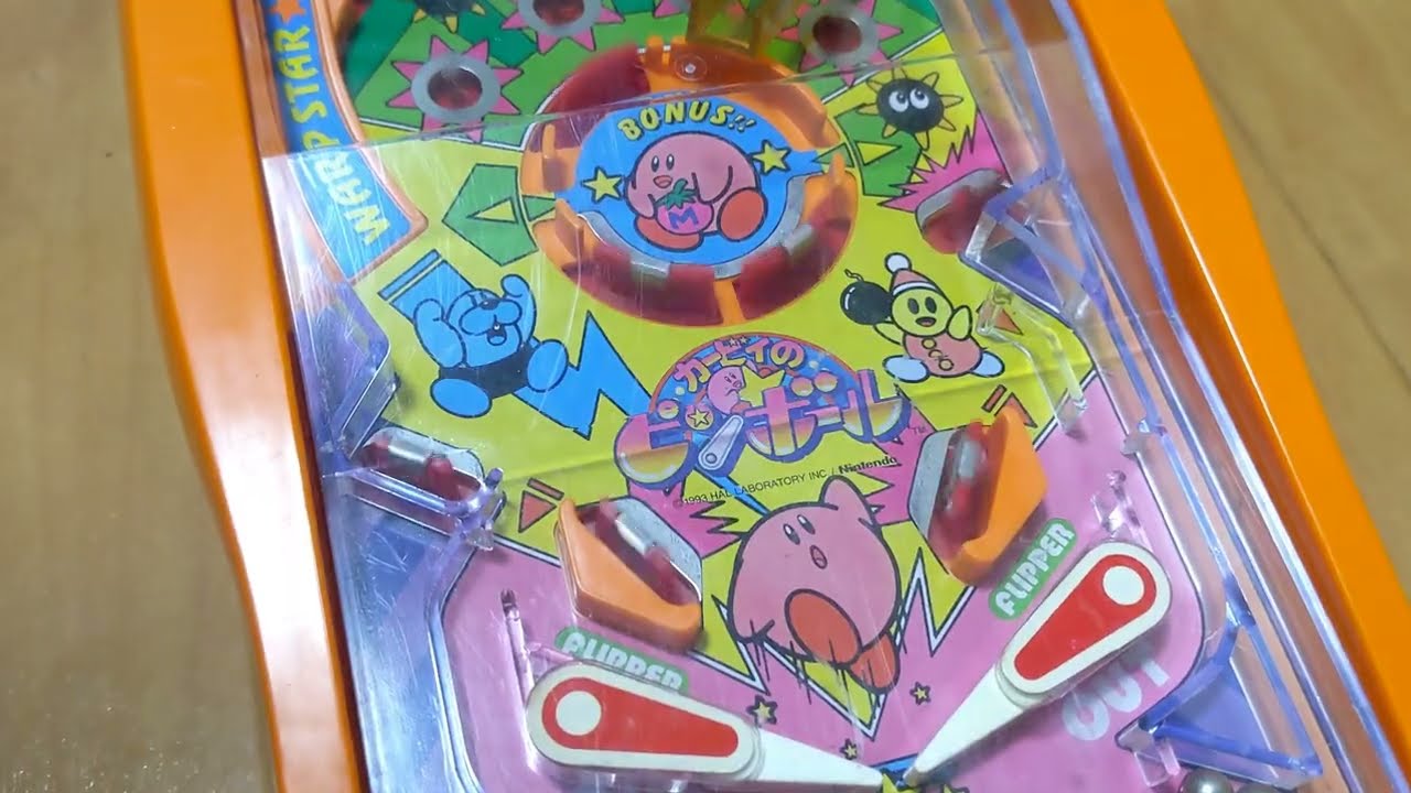 カービィのピンボール（物理）で遊びました