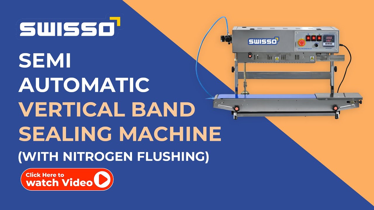 Semi Automatic Vertical Band Sealing Machine With Nitrogen Flushing