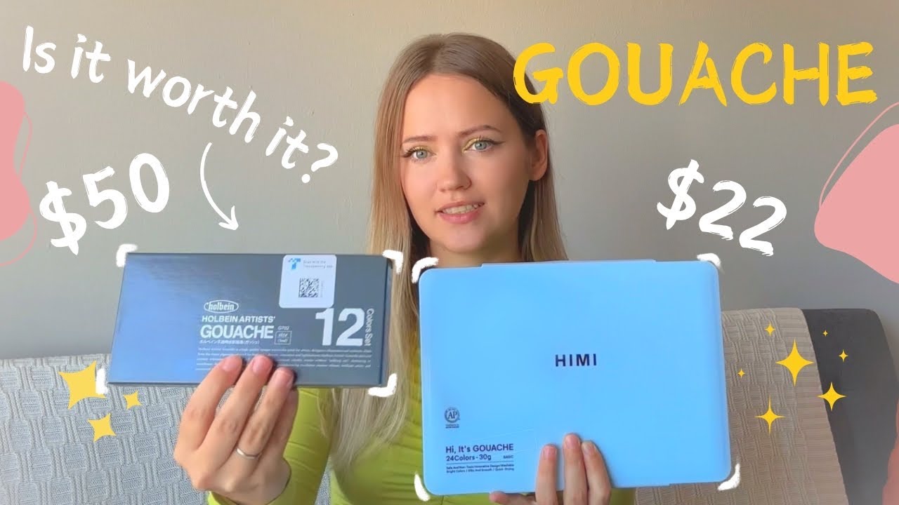 Best GOUACHE for beginners | HIMI vs Holbein