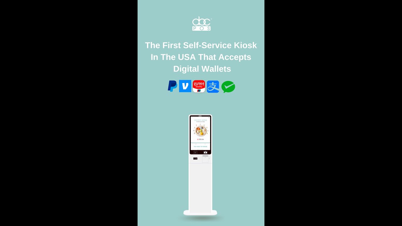 We are accepting digital wallets now! The 1st self-service kiosk accepts PayPal, Venmo, Wechat Pay..