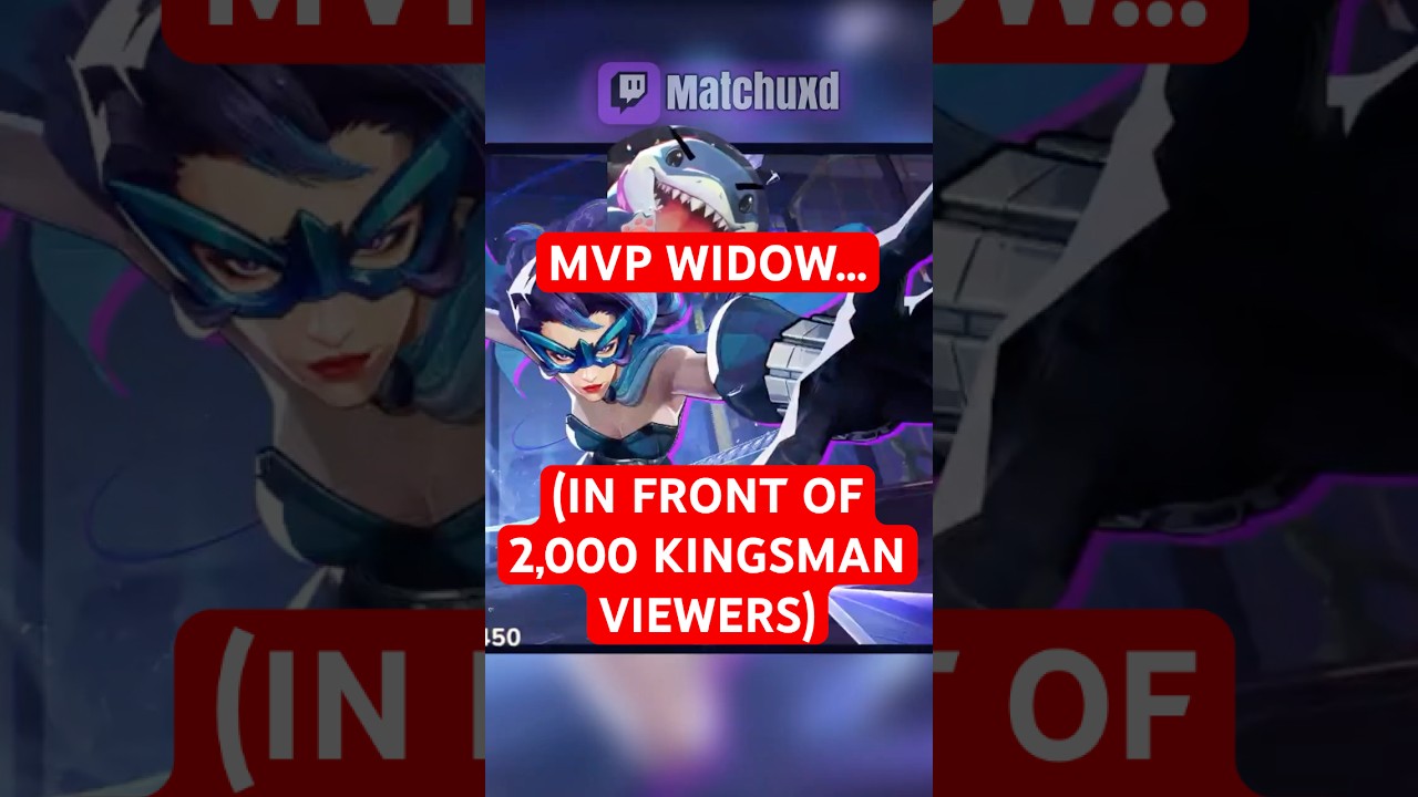 Playing *WIDOW* in front of 2,000 KINGSMAN viewers...😭#marvelrivals#kingsman#matchuxd @Marcdeezyy