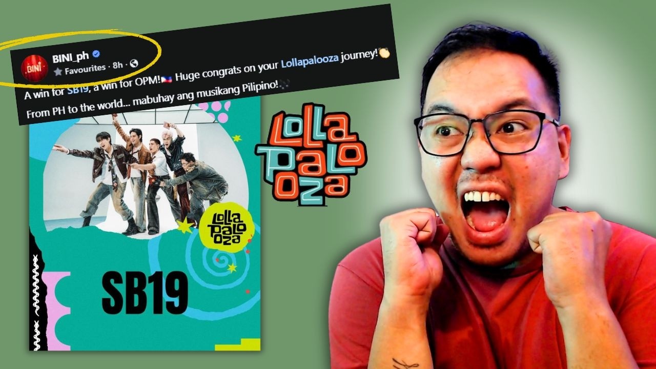 THE WORLD IS HEALING! │ SB19 AT LOLLAPALOOZA! │ BINI'S COMMENTS ON SB19