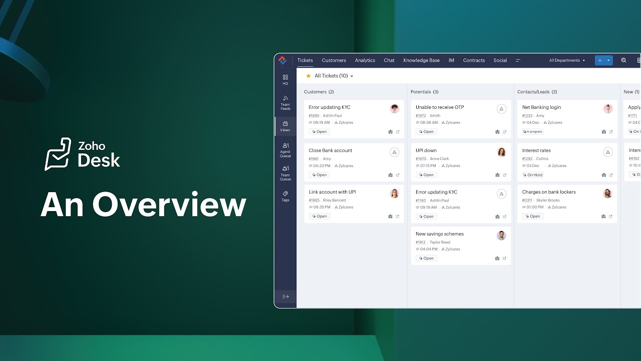 Inside Zoho Desk : Product Overview