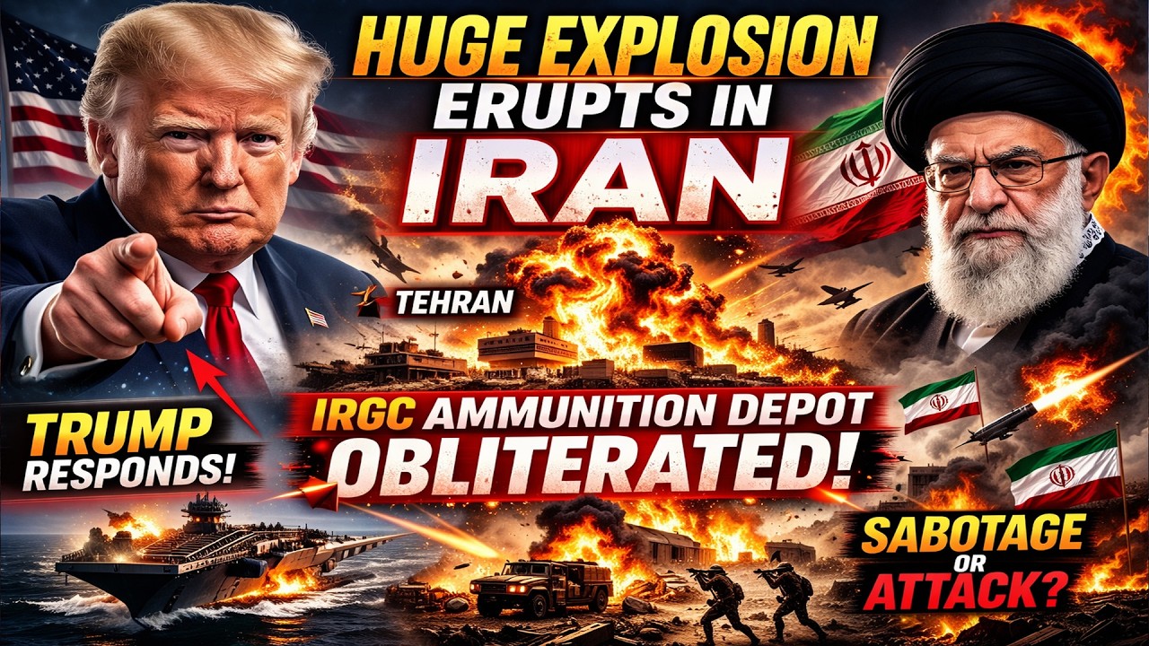 IRAN IMPLODES: IRGC Depots Explode Near Tehran — Betrayal or Covert Strike?