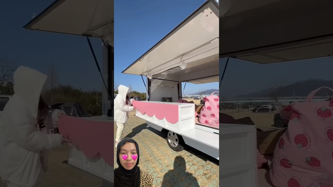Camping mobil serba pink ‼️