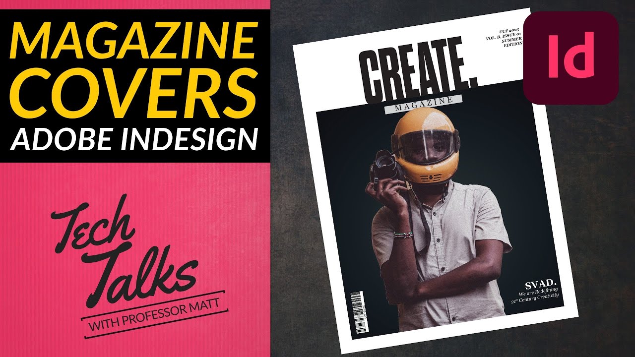 Design a Magazine Cover in Adobe InDesign | InDesign Basics for Beginners