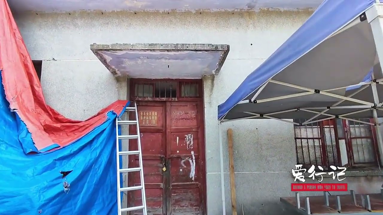 到了墨冲火车站，新老线终于并拢，可惜老线和车站都已废弃 #铁路 #黔桂铁路