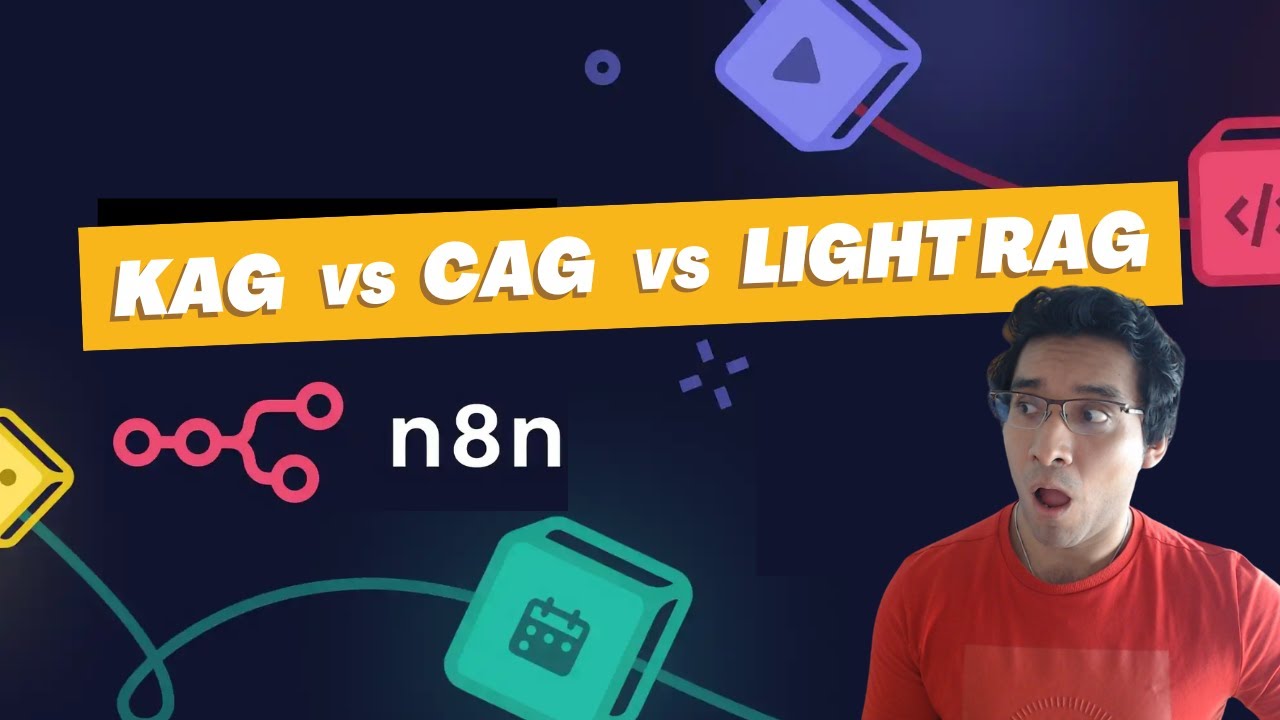 Implementando CAG, KAG y Light RAG en n8n: Comparativa completa 2025