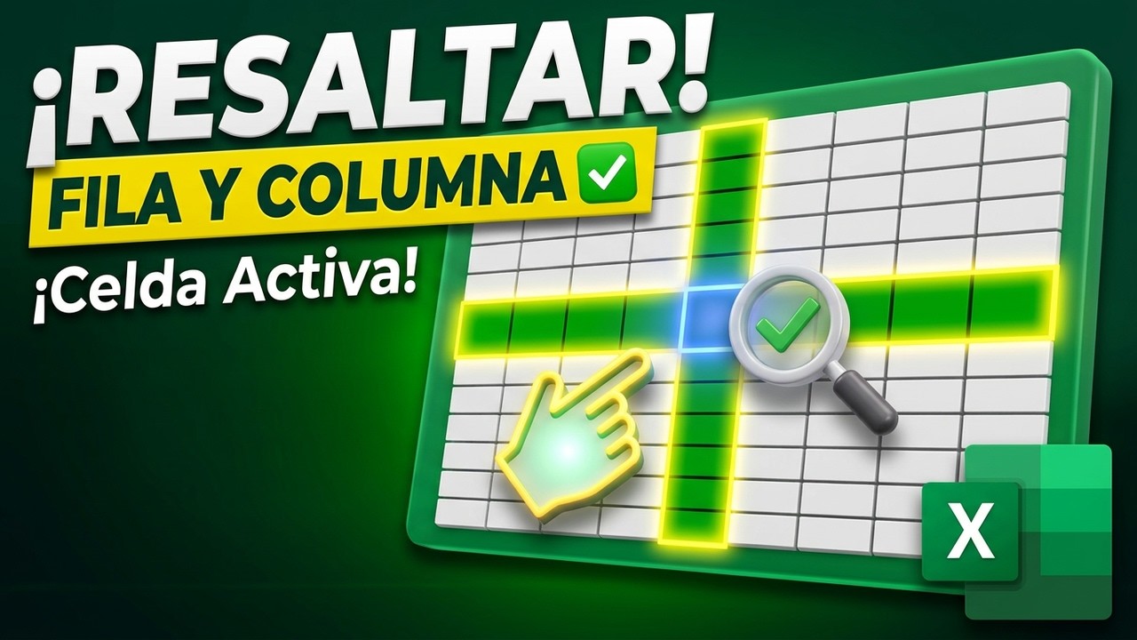 RESALTAR la fila y columna de la celda activa