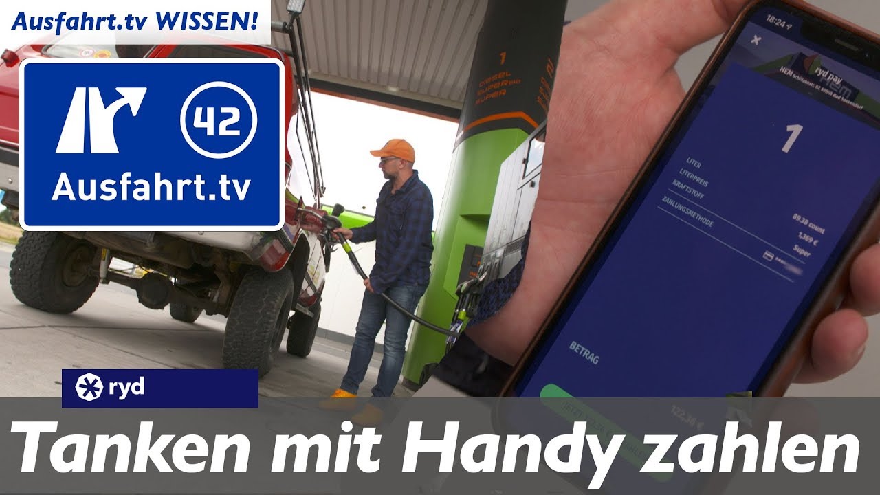 Tanken per App bezahlen: ryd pay mit der ryd app / Produktvorstellung / Werbung