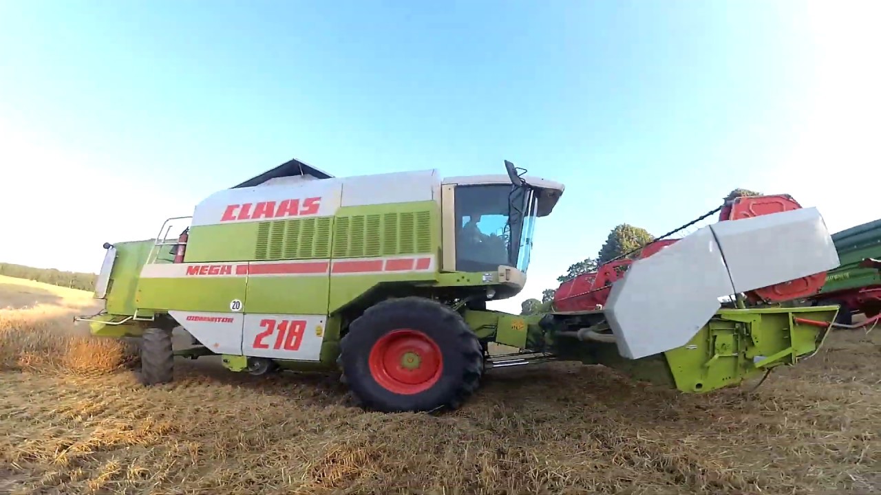 Żniwa 2019 Claas Mega 218