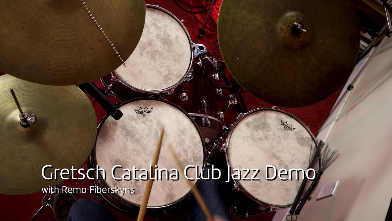 ROUND 2 | Gretsch Catalina Bop (Rosewood Gloss) | Remo Fiberskyns | Sound Test/Demo | 18/12/14