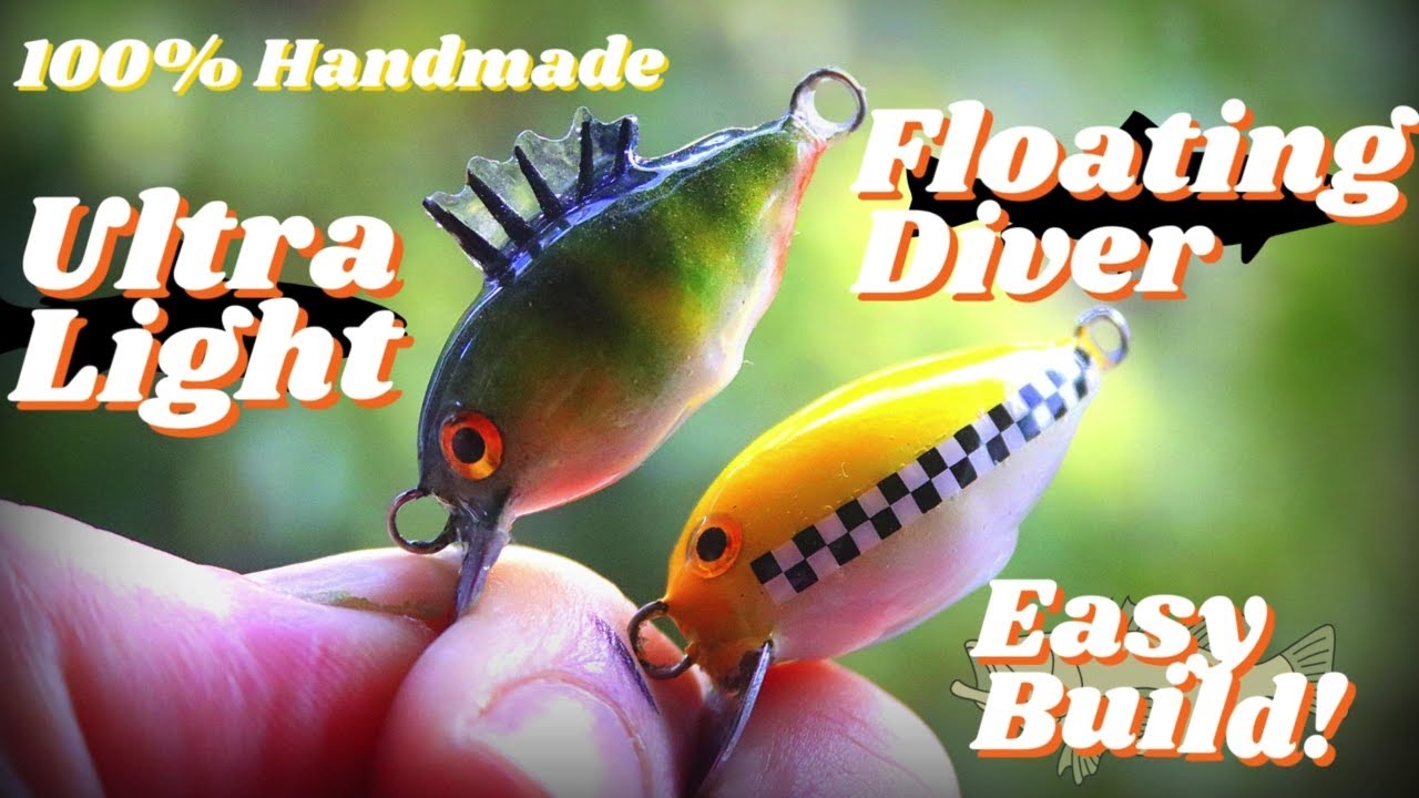 Lure Making -  Perch! Easiest Lure build! Crazy Cranks made from a Balsa pole float!