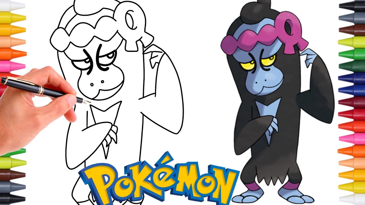 Comment Dessiner LE POK&Eacute;MON FORTUSIMIA (Munkidori) #1015 | G&Eacute;N&Eacute;RATION 9