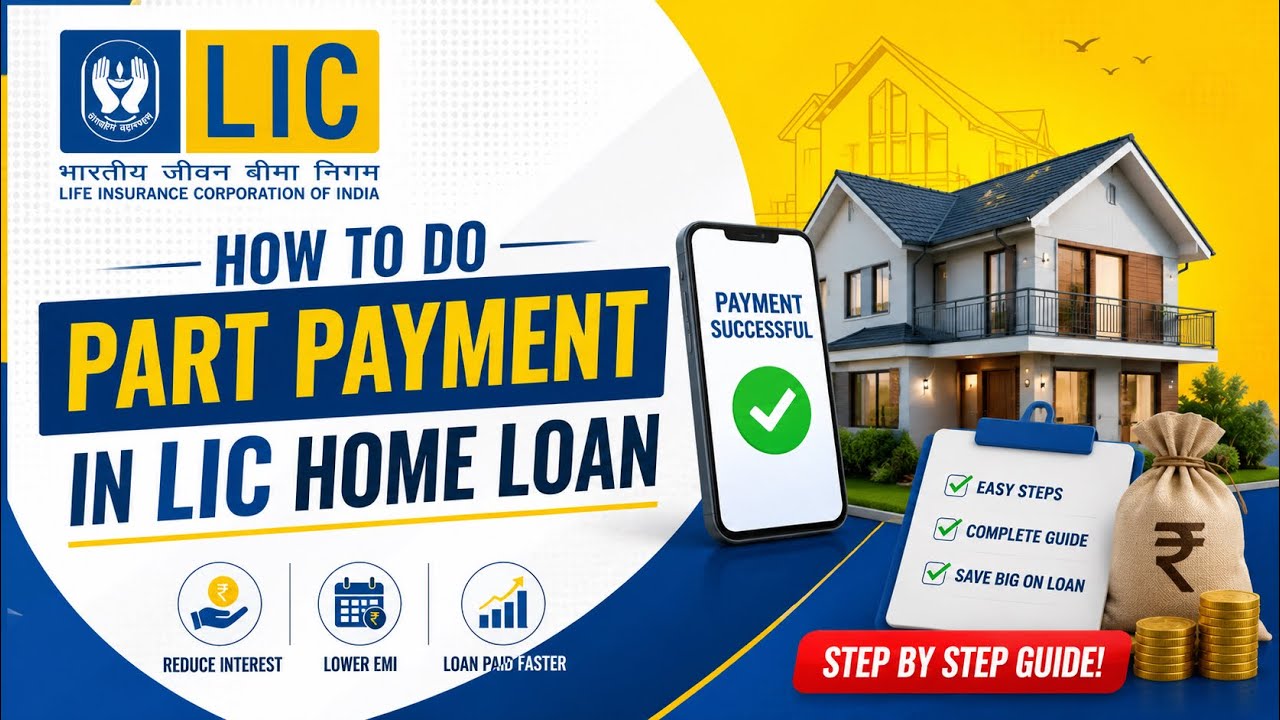 Home loan part payment in LIC HFL Tamil | how to make home loan part payment | complete guide Tamil.