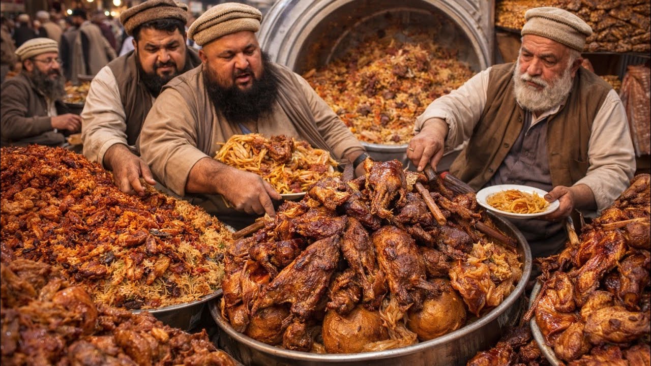 Most Viral Street Food Compilation in Afghanistan | Top 3 Videos Collection 🔥
