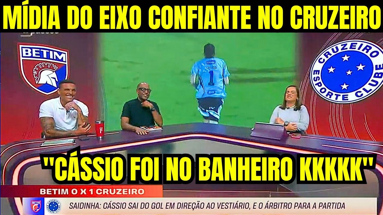 MÍDIA DO EIXO RJ/SP CONFIANTE NO CRUZEIRO 