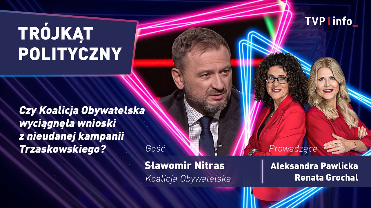 Czy KO wyciągnęła wnioski z kampanii Trzaskowskiego? Gość: Sławomir Nitras | TR&Oacute;JKĄT POLITYCZNY