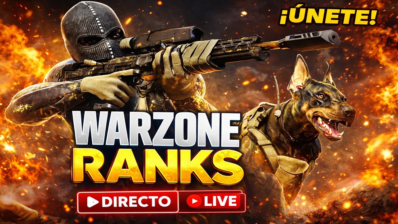 🔴 WARZONE RANKS EN VIVO | Subiendo Rango con Gameplay PRO