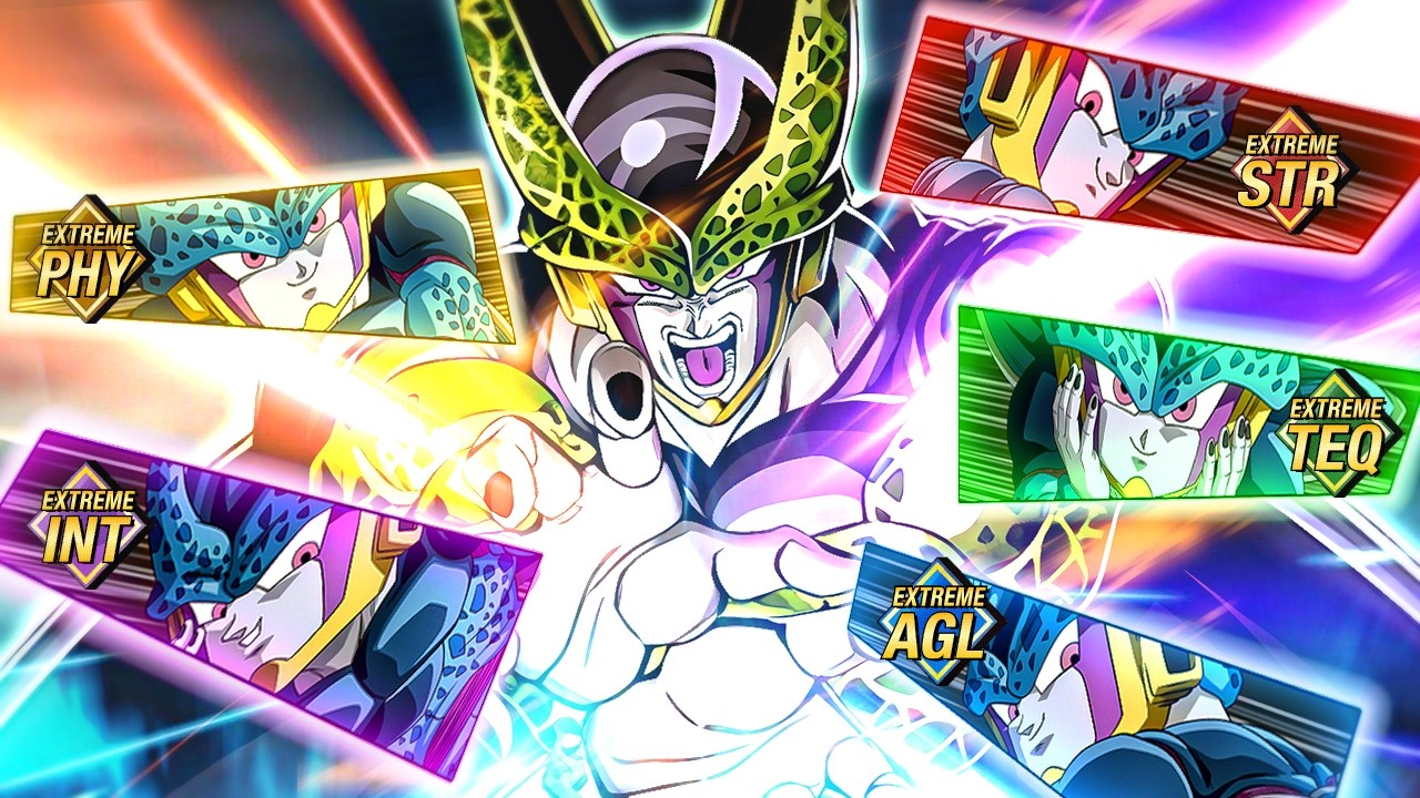 LR TEQ CARNIVAL PERFECT CELL + CELL JR.S! (DBZ: Dokkan Battle)