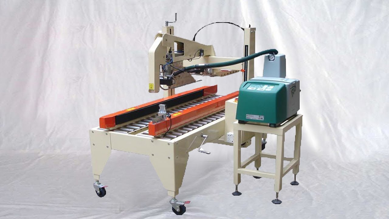 carton sealing machinery flap folding edge sealer equipment demo 各式封箱機試機視頻