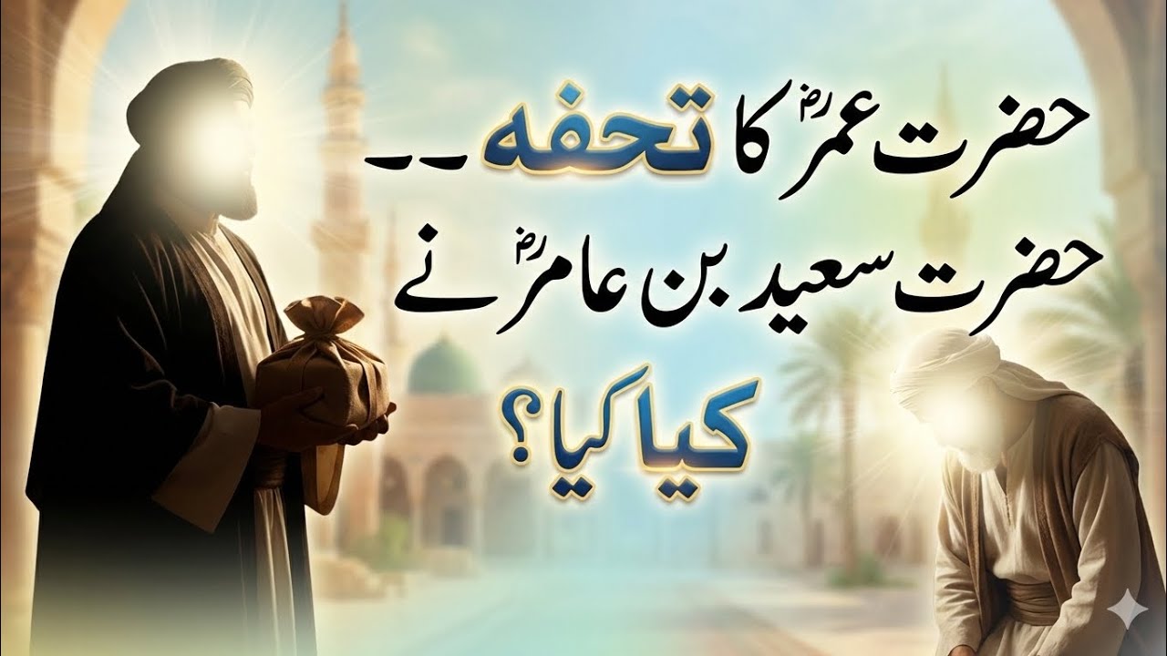 What Did Hazrat shaeed bin Amir (RA) Do When Hazrat Umar (RA) Gave Him a Gift?