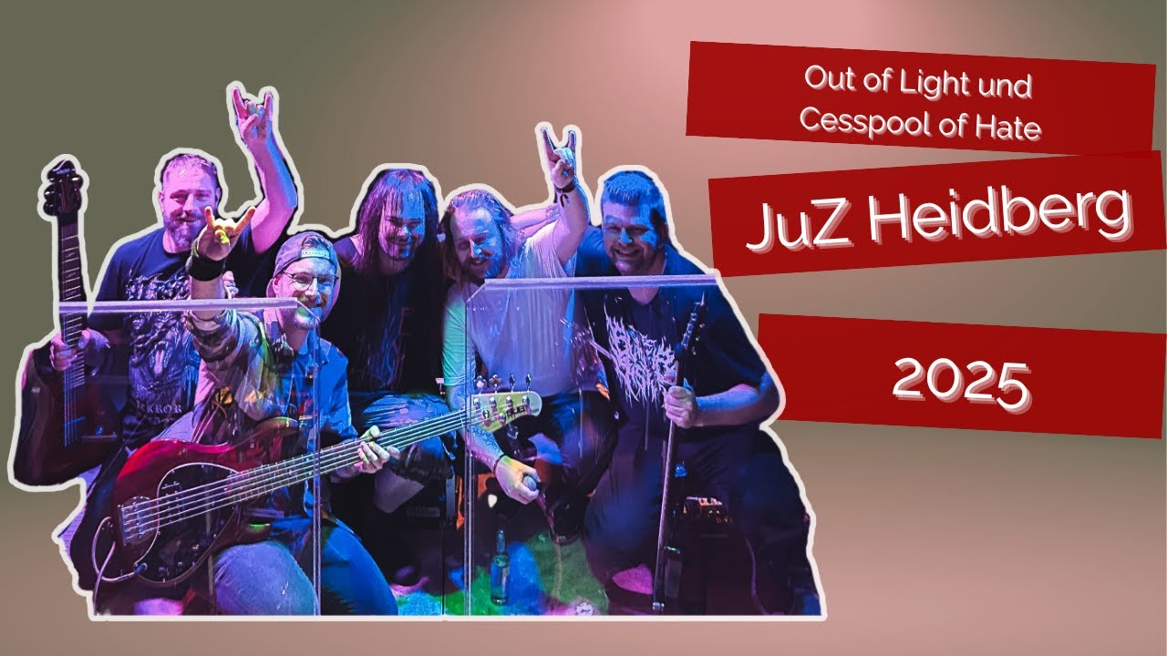 Out of Lights und Cesspool of Hate im JuZ in Braunschweig im Oktober 2025