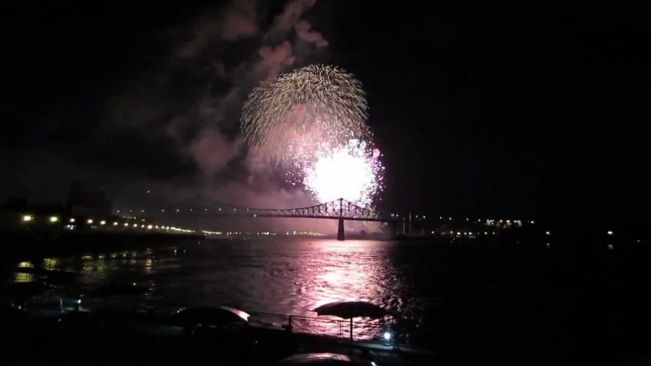 Fireworks at the Old Port in Montréal