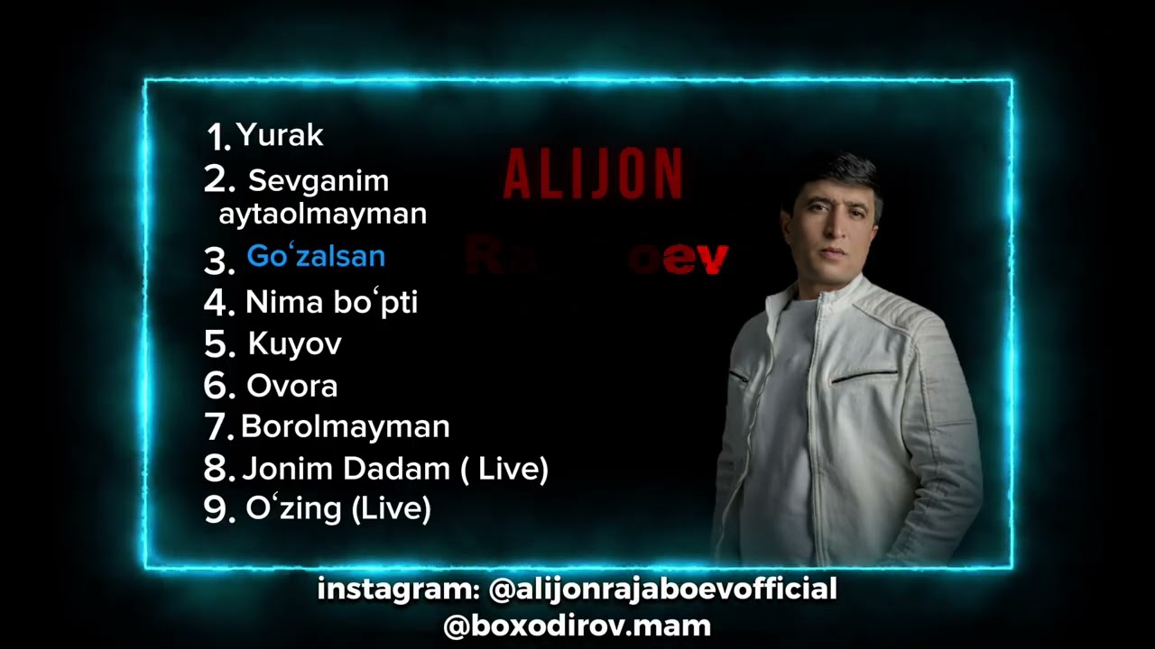 Alijon Rajaboyev eng sara Xit qoʻshiqlar. #insta #uz #uzb #jonliijro