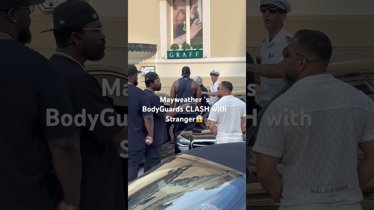 Floyd Mayweather&rsquo;s BodyGuards Altercation with Strangers in Monaco 👊😱 #monaco